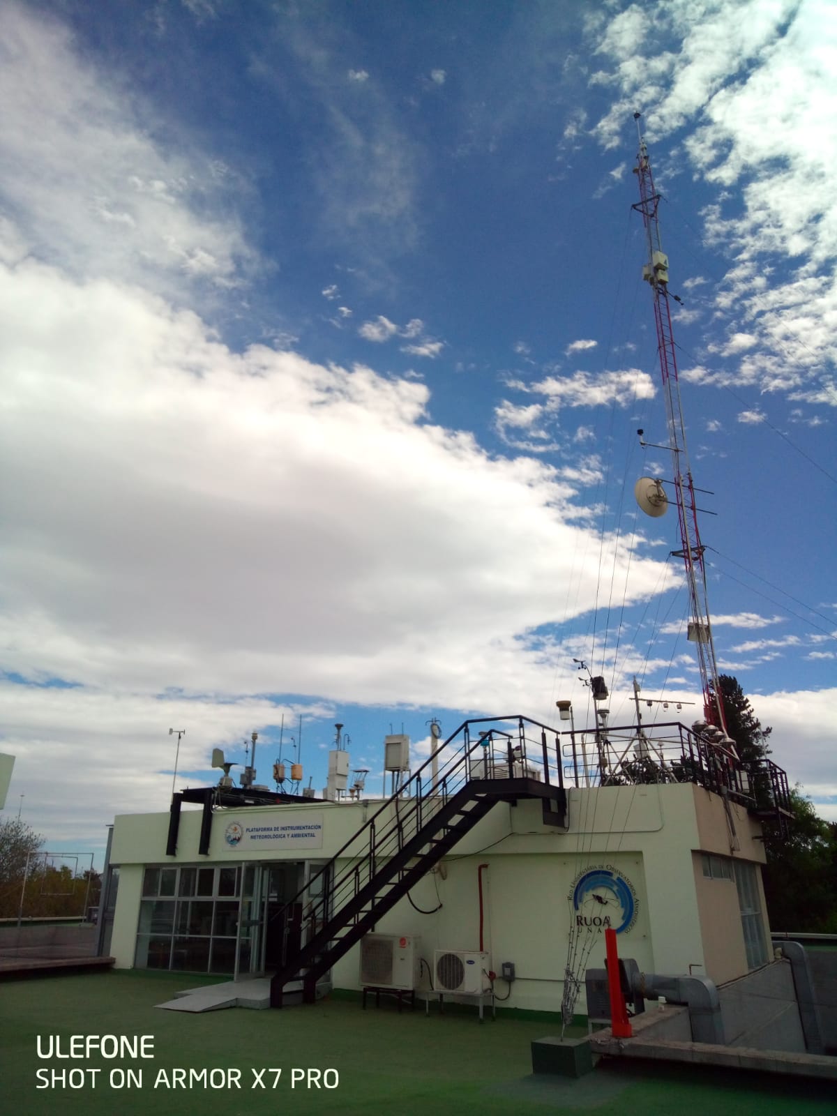 RUOA: plataforma en el Instituto de Ciencias de la Atmosfera y del Cambio Climático, Ciudad de México vista 1